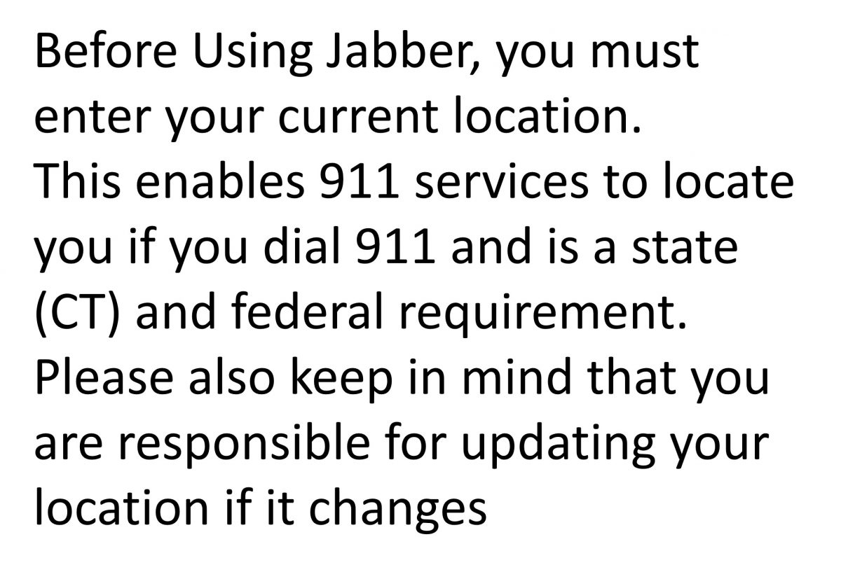 911 Location Requirements Information Technology Services
